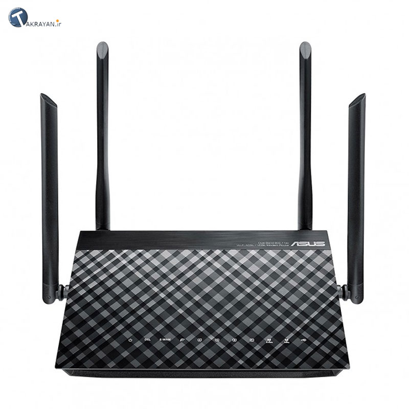 ASUS DSL-AC55U AC1200 Dual Band WiFi ADSL/VDSL Modem Router